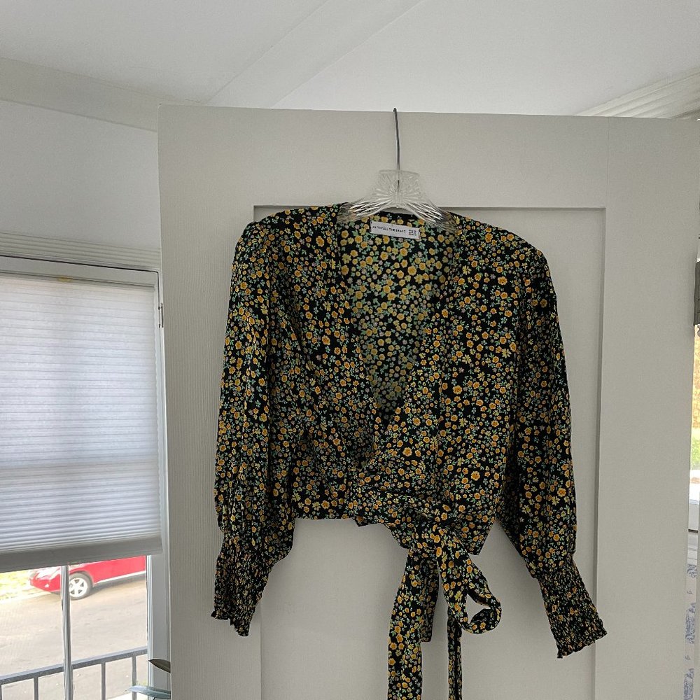 Faithfull The Brand Floral Wrap Top